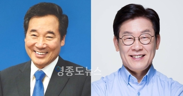 이낙연 더불어민주당 의원(왼쪽)과 이재명 경기도지사(오른쪽) / 이 의원 및 이 지사 페이스북 화면 캡쳐