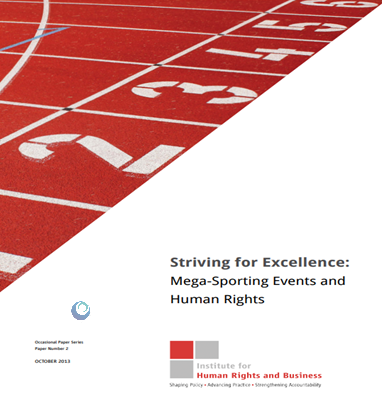 IHRB, Institute for Human Rights and Business(2013)
